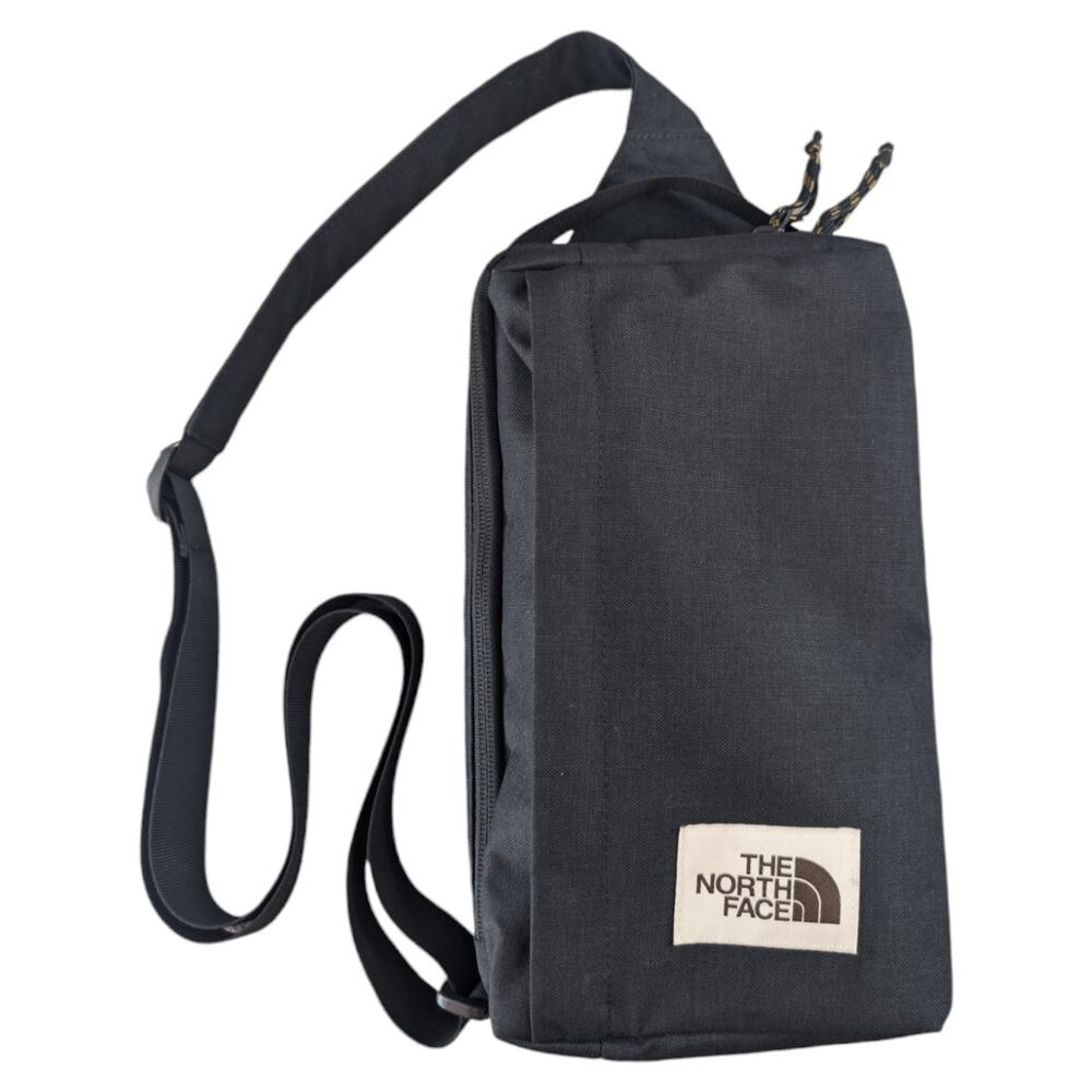 The North Face Field Bag Crossbody TNF Heathered Black RARE Original Style